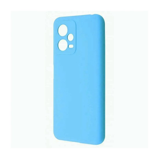 Capa de Silicone com Moldura de Câmera para Xiaomi Redmi Note 12 5g/Poco X5 Azul